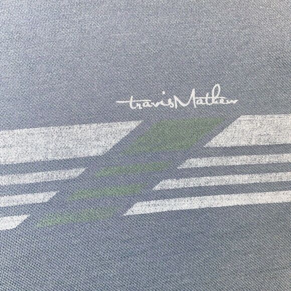 Travis Mathew Men's XL Embroidered "Cardinal CT Adel GA" Blue Golf polo shirt - Picture 4 of 10